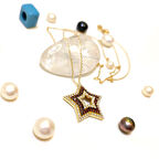 Yıldız Kolye 14 Ayar Altın  HD VİDEOLU