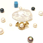 Olimpiyat İnci Klips Kilit 14 Ayar Altın HD VİDEOLU