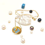 Doğum Hediyesi Bebek Ayağı Kolye 14 Ayar Altın  HD VİDEOLU