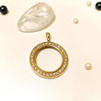 Çerçeve Yarım, Atalira Tam, Reşat Tam Uyumlu Kolye Ucu14 Ayar Altın  HD VİDEOLU