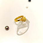 Tek Taş Görünümlü Dorika Toplu Yüzük 22 Ayar Altın HD VİDEOLU