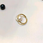 TEKLİ 13mm Halka Küpe 14 Ayar Altın HD VİDEOLU