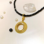 Çerçeve Çeyrek, Atalira Yarım, Reşat Yarım Uyumlu Kolye Ucu14 Ayar Altın  HD VİDEOLU