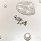 Taşılı İnci ve Taş Dizmek için Kilit 925 Ayar Gümüş HD VİDEOLU