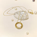 Halka Kolye 14 Ayar Altın HD VİDEOLU