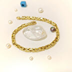 Kral Bileklik Künye 14 Ayar Altın HD VİDEOLU