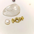 Papağan Kilit İnci ve Taş Dizmek için 14 Ayar Altın HD VİDEOLU