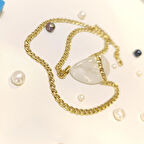 46cm 4.3 İkili Gurmet Zincir 14 Ayar Altın  HD VİDEOLU