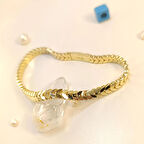 Başak Zincir Bileklik Künye 14 Ayar Altın HD VİDEOLU