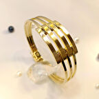 Kaburga Kelepçe Bilezik 14 Ayar Altın HD VİDEOLU