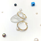 23mm Dorika Toplu Halka Küpe 14 Ayar Altın HD VİDEOLU