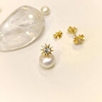 Güneş Vidalı Küpe 14 Ayar Altın HD VİDEOLU