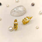 Gurmet Halka Küpe 14 Ayar Altın HD VİDEOLU