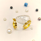 Pullu Halka Küpe 14 Ayar Altın HD VİDEOLU