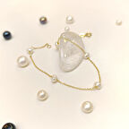 İnci Bileklik Künye 14 Ayar Altın HD VİDEOLU