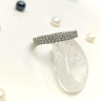 19 Ölçü Tam tur Taşlı Yüzük 14 Ayar Altın HD VİDEOLU