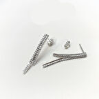 Su Yolu Sallanan Küpe 14 Ayar Altın HD VİDEOLU