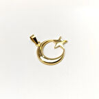 Ay Yıldız Kolye 14 Ayar Altın HD VİDEOLU