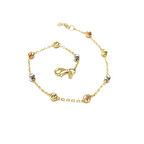 Dorika Toplu Bileklik Künye 14 Ayar Altın HD VİDEOLU