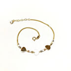 Pul Kalpli Dorika Toplu Bileklik Künye 14 Ayar Altın HD VİDEOLU