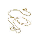 Sonsuzluk Kolye 14 Ayar Altın HD VİDEOLU