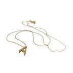 A Harfi Kolye 14 Ayar Altın HD VİDEOLU