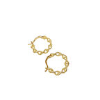 18mm DNA Sarmalı Halka Küpe 14 Ayar Altın HD VİDEOLU