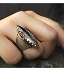 Otantik Zirkon Taşlı Gümüş Yüzük