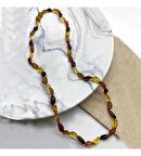 Orijinal Kehribar Bebek Diş Kolyesi