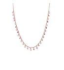  Pullu Zirkon Taşlı Gümüş Kolye