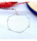 Mineli Göz Gümüş Bileklik