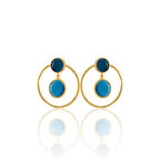 Kadir Jewellery 22 Ayar Altın Kaplama Kadın Halka Küpe -El İşçiliği Ve Hipoalerjenik Küpe