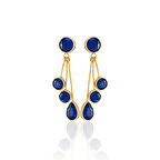 Kadir Jewellery22 Ayar Altın Kaplama Vintage Küpe -El İşçiliği Ve Hipoalerjenik Küpe