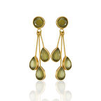 Kadir Jewellery 22 Ayar Altın Kaplama Vintage Küpe -El İşçiliği Ve Hipoalerjenik Küpe