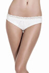 Kadın Dantelli Beyaz Külot 609