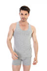 Erkek Elastanlı Gri Atlet 917