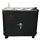 Meşale 3 Demlikli Elektrikli Siyah Çayland