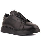 LFR-7039 DERI MERDANE AYAKKABI Siyah