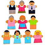 İnsanlar Kukla Seti (10 Lu)