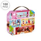 Janod 100 Parça Çantalı Puzzle - Dans Akademi