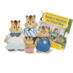 Li'l Woodzeez Çizgili Sincap Ailesi