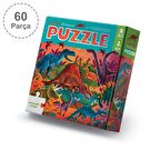 Dinozorlar 4+ Yaş Büyük Boy Puzzle 60 Parça