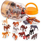 Terra 60 Parça Tüp İçinde Küçük Oyun Seti - Safari