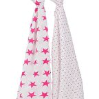 Aden Anais İkili Müslin Set - Floro Pink