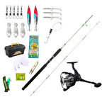 Alesta Niagara 270 Cm Olta Kamışı- Avlivar Kube 3000 Metal Kafa Olta Makinesi Tam Takım Lüx Usta Profesyonel Hobi Spin Olta Seti