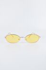 Kadın Sarı UV 400 Korumalı Güneş Gözlüğü 23SM8708R03