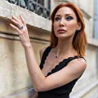 Kök Safir Taşlı 925 Ayar Gümüş Pırlanta Montür Takım