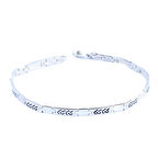 Desenli Rlx Modeli Gümüş Erkek Bileklik