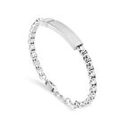 ARS108 Erkek Deri Çelik Bileklik