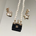 İncili Vintage Gold Çelik Set 